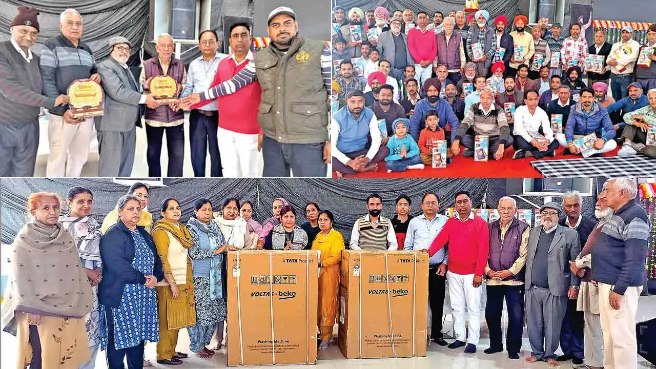 घर-घर समाचार पत्र पहुंचाने वाले कर्मठ सेवादारों को किया सम्मानित