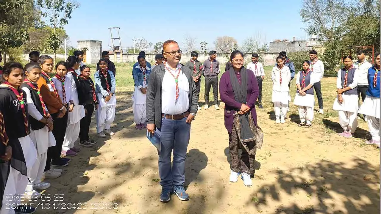 राजकीय महाविद्यालय बी.बी. नगर में त्रिदिवसीय रेन्जर्स रोवर्स प्रशिक्षण के द्वितीय प्रशिक्षण सत्र का हुआ आयोजन