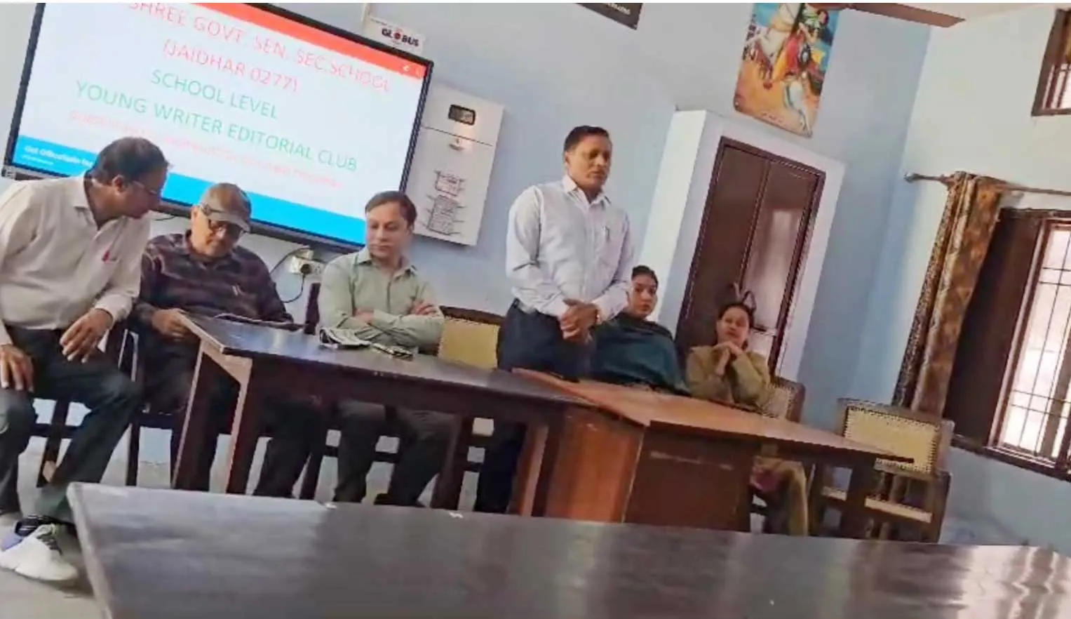 जयधर के सरकारी स्कूल में यंग राइटर एडिटोरियल क्लब का गठन, पत्रकारिता से संबधित दिए गए टिप्स