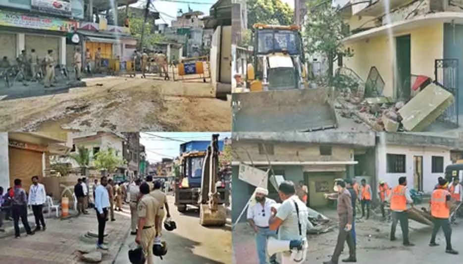 नागपुर हिंसा के मुख्य आरोपी फहीम खान के खिलाफ बुलडोजर एक्शन