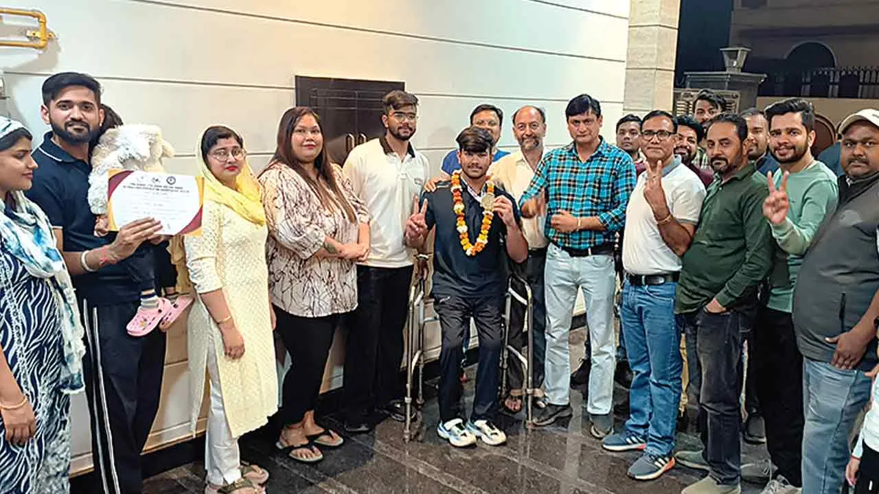 मंडी गोबिन्दगढ़ के नितिन इन्सां ने जीता गोल्ड