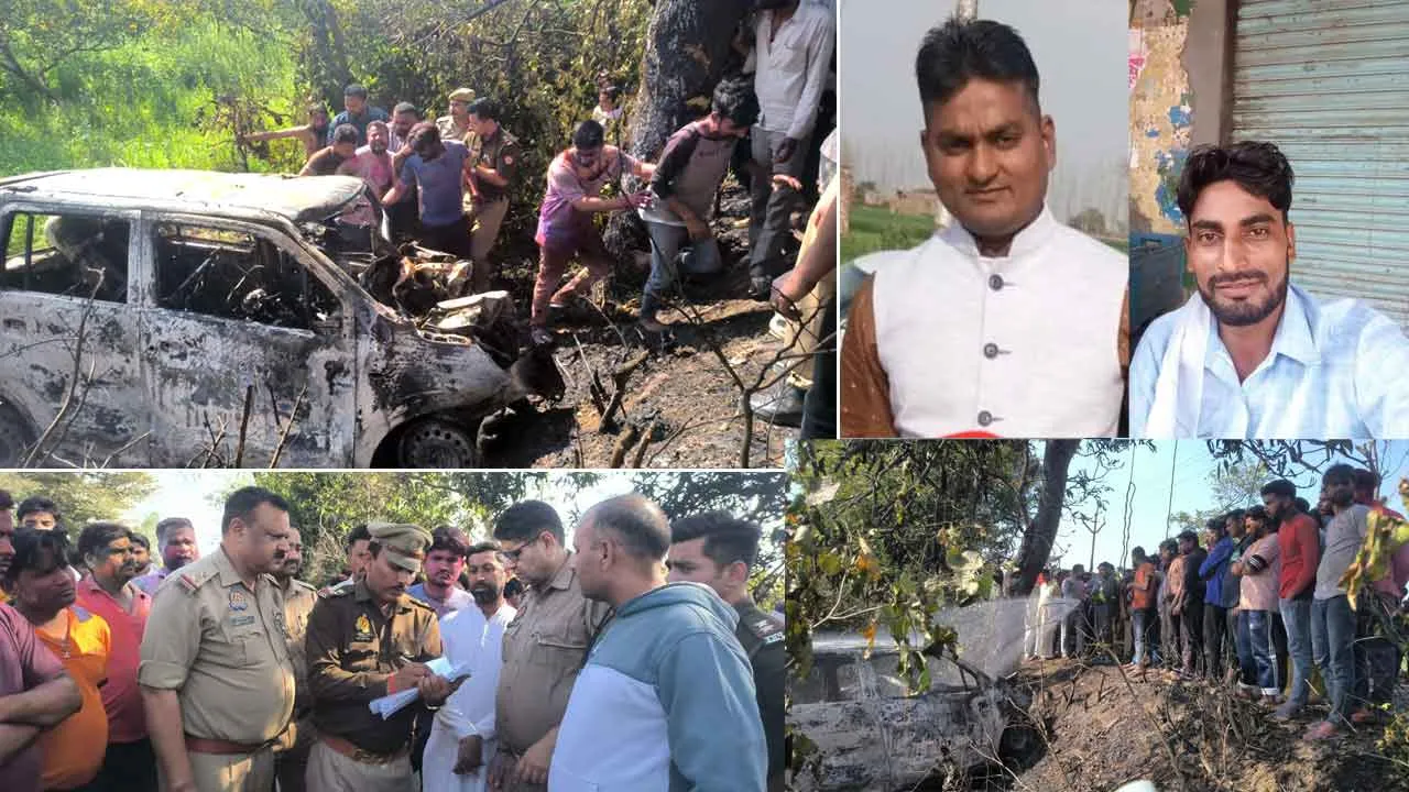 Ghaziabad Road Accident: बसेड़ा भोकरहेड़ी मार्ग पर कार अनियंत्रित होकर पेड़ से टकराई, दो व्यक्तियों की जल कर मौत