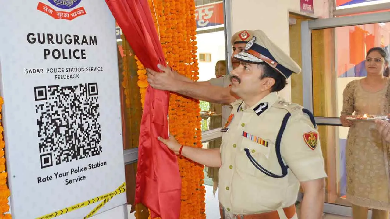 गुरुग्राम पुलिस की पहल, क्यूआर कोड स्कैन कर दे सकेंगे फीडबैक