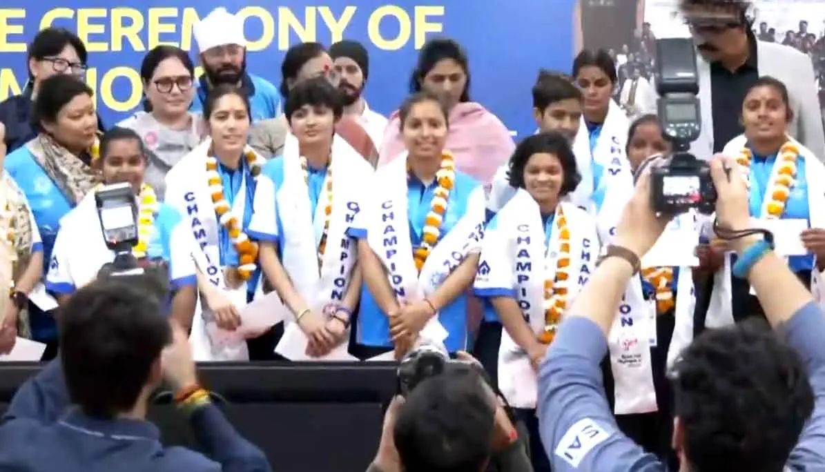 इटली स्पेशल ओलंपिक विंटर खेल में पदक विजेता भारतीय खिलाड़ी हुए सम्मानित
