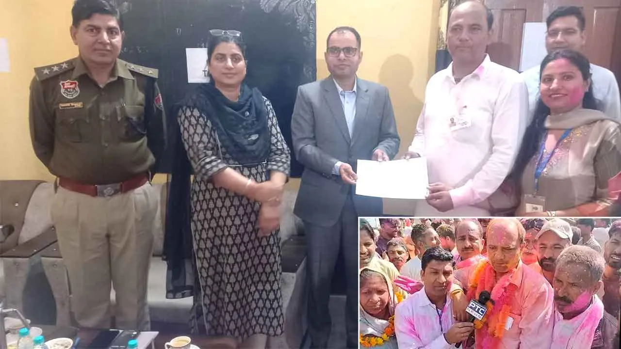 जाखल में शांतिपूर्ण तरीके से मतगणना संपन्न, अध्यक्ष व वार्ड पार्षदों के नतीजे घोषित