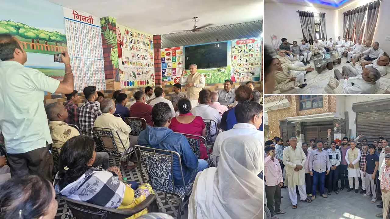 पूर्व कैबिनेट मंत्री कंवरपाल गुर्जर ने दर्जनों नुक्कड़ सभाओं के माध्यम से जगाधरी शहर में शुरू किया जनसंपर्क अभियान