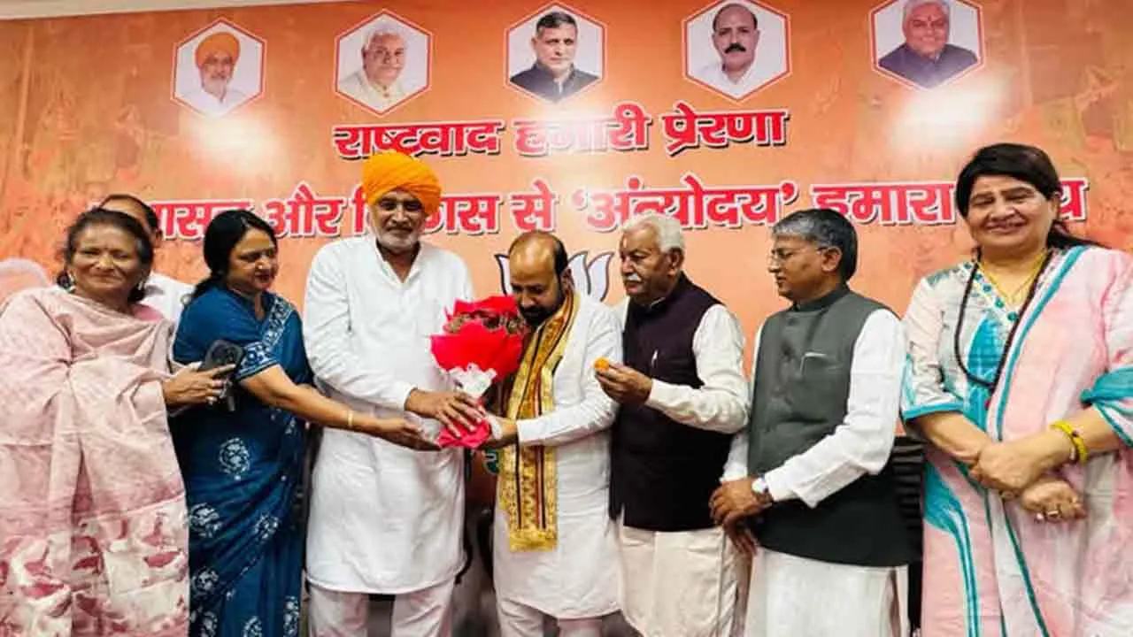 Khizrabad: राजेश सपरा सर्वसम्मति से लगातार तीसरी बार भाजपा के जिला अध्यक्ष बने