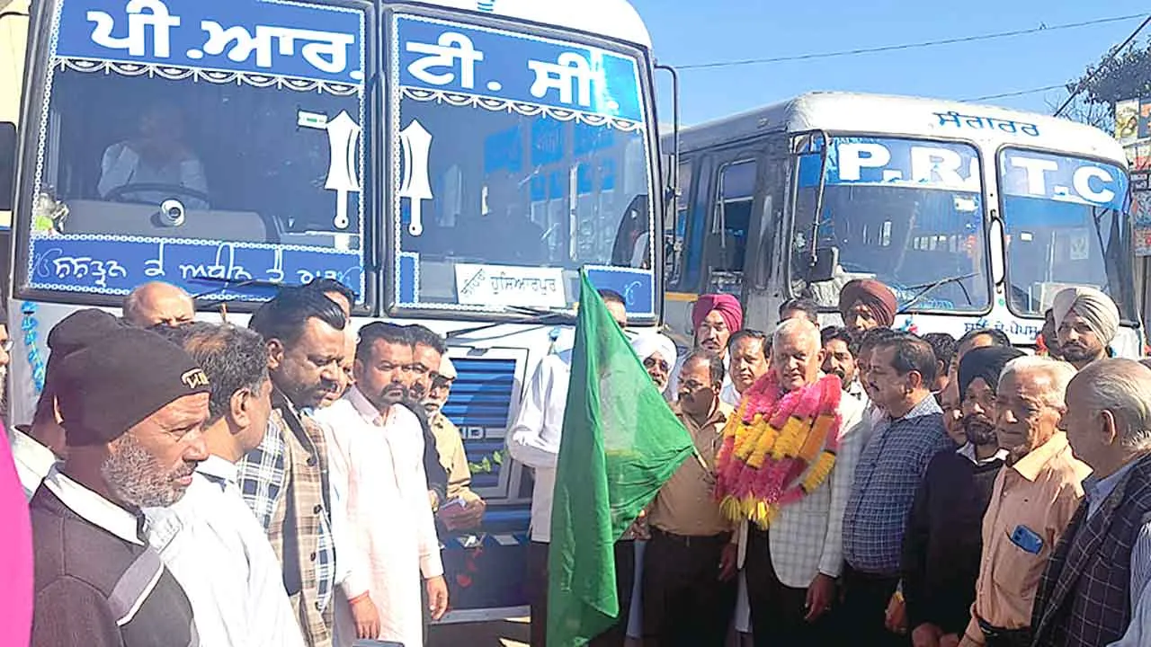 अब लहरा से होशियारपुर व मूनक से खनौरी जाने वाले यात्रियों का सफर आसान, 2 बसें शुरु