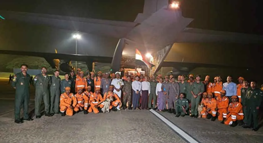 Operation Brahma: म्यांमार में बचाव कर्मी भेजने वाला भारत बना पहला देश, भेजी तीसरी मदद