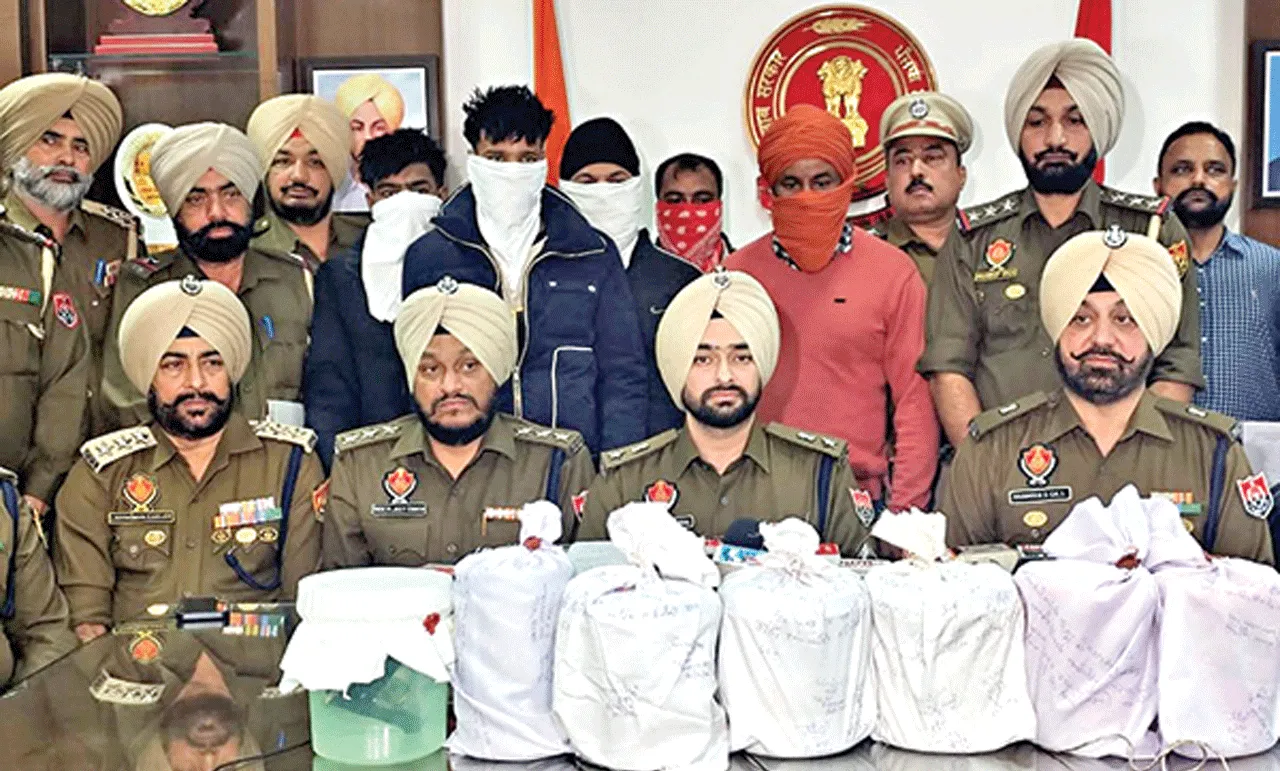 पंजाब पुलिस की बड़ी कामयाबी! नार्को-टेरर मॉड्यूल का भंडाफोड़