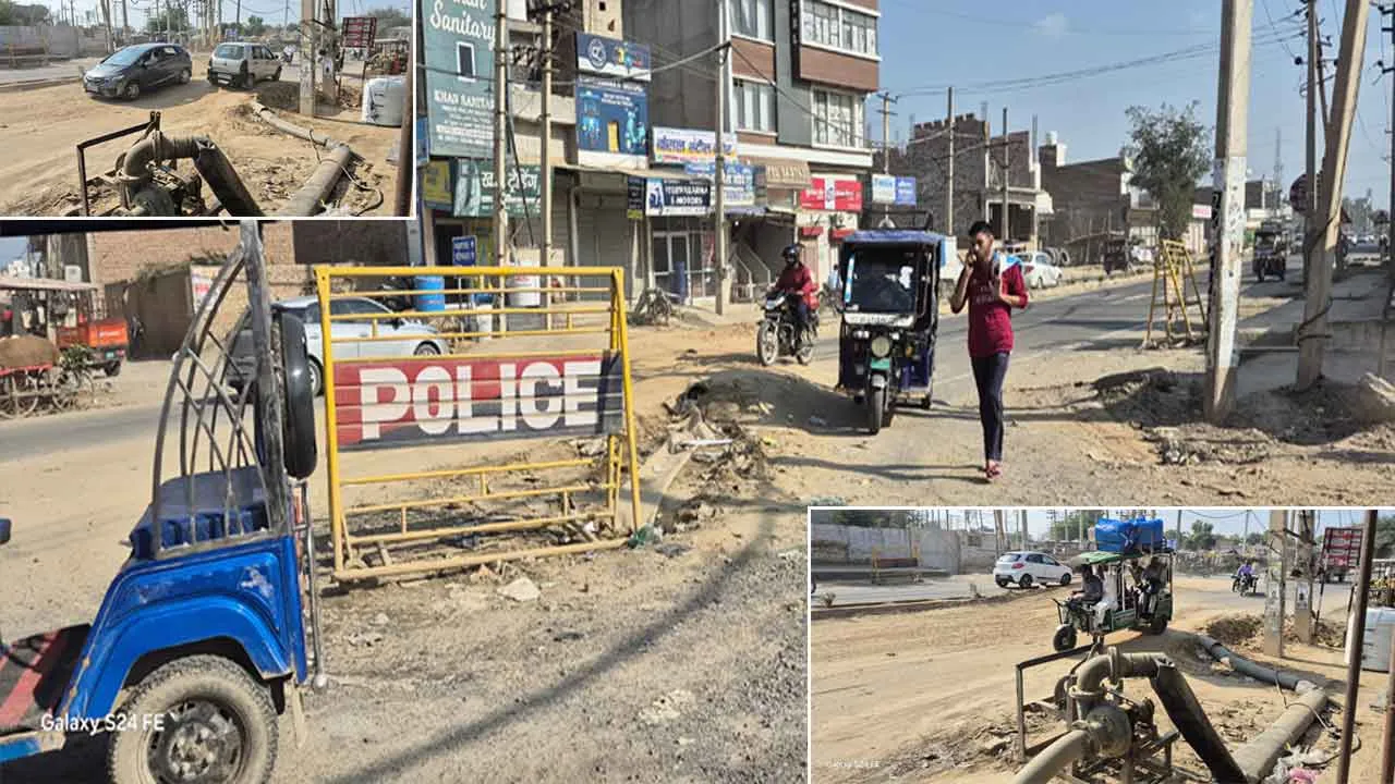 डेढ़ महीना बीता नहीं हुआ ब्लाक सीवरेज लाइन का समाधान, लोग परेशान