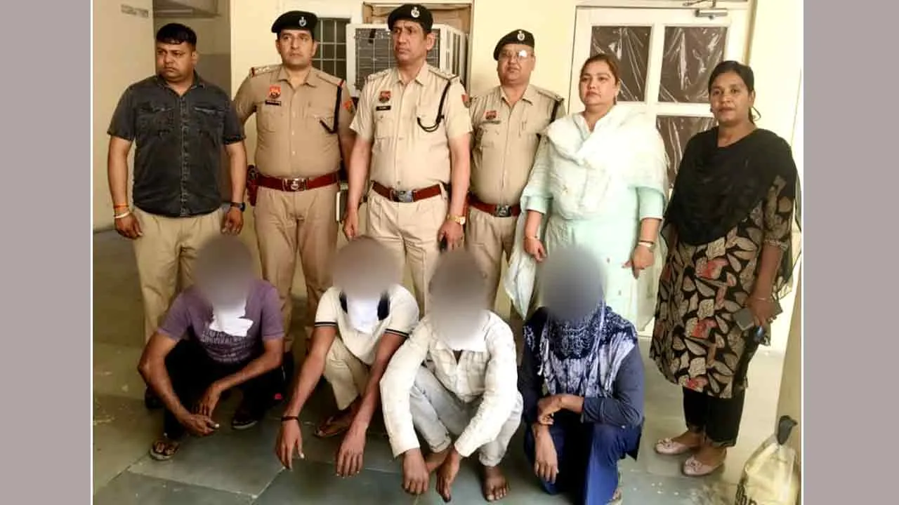 ठेकेदार की हत्या के मामले में महिला सहित चार आरोपी गिरफ्तार