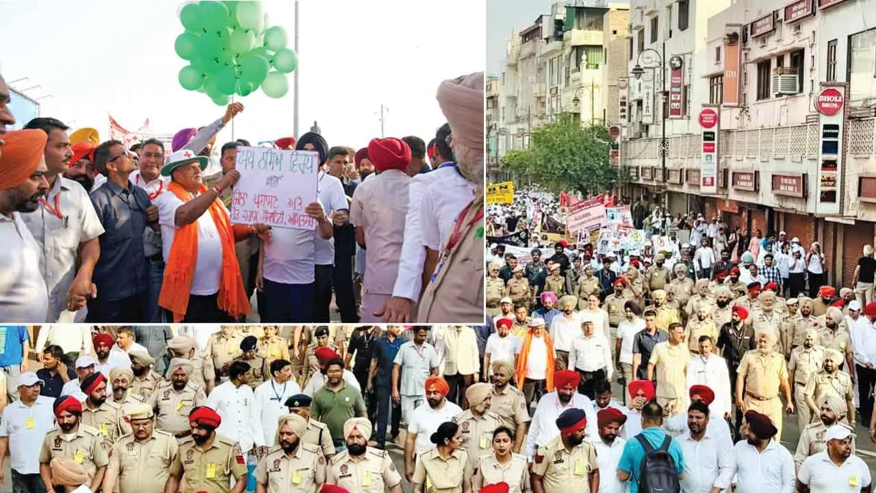 राज्यपाल गुलाब चंद कटारिया की पदयात्रा जलियांवाला बाग में संपन्न