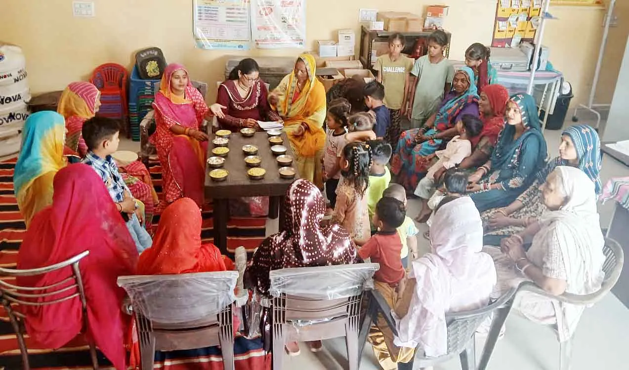 Anganwadi Centre News: आंगनबाड़ी केन्द्र में पोषाहार का पूर्ण उपयोग करने की सलाह