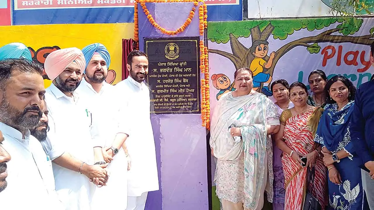 सांसद मीत हेयर ने 82.89 लाख की लागत वाले विकास कार्यों का किया उद्घाटन