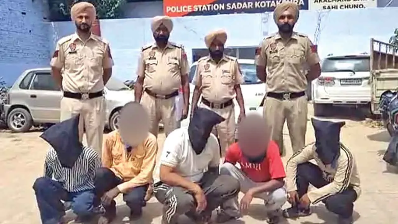 Robbery: फरीदकोट में लूट की योजना बनाते पांच आरोपी गिरफ्तार
