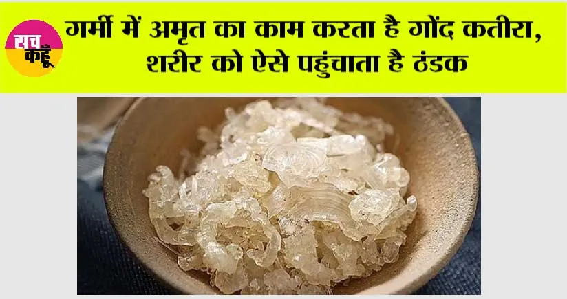 Gond Katira Benefits In Summer: गर्मी में अमृत का काम करता है गोंद कतीरा, शरीर को ऐसे पहुंचाता है ठंडक