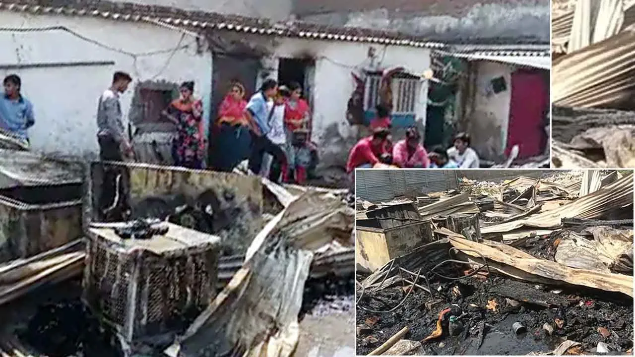 Gurugram Cylinder Blast: झुग्गियों में सिलेंडर फटने से उड़ी लोहे की चादरें, लगी आग