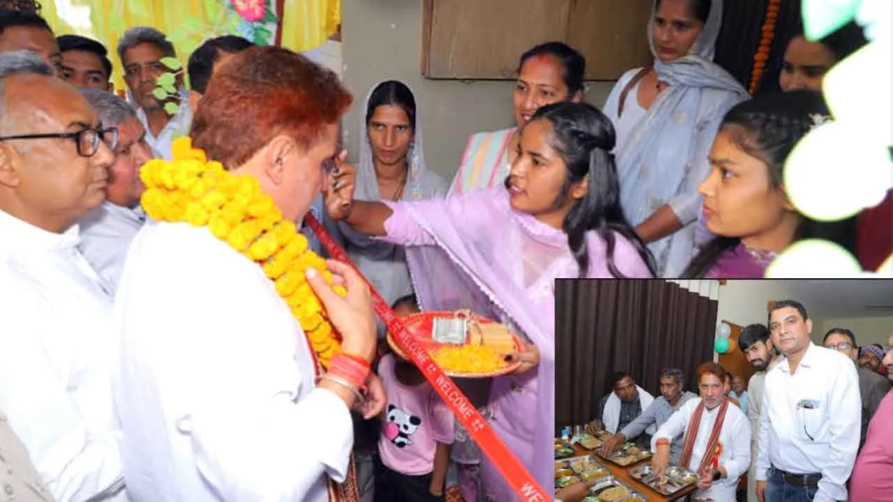 जाखल में अटल मजदूर किसान कैंटीन पर मिलेगा 10 रुपए में खाना