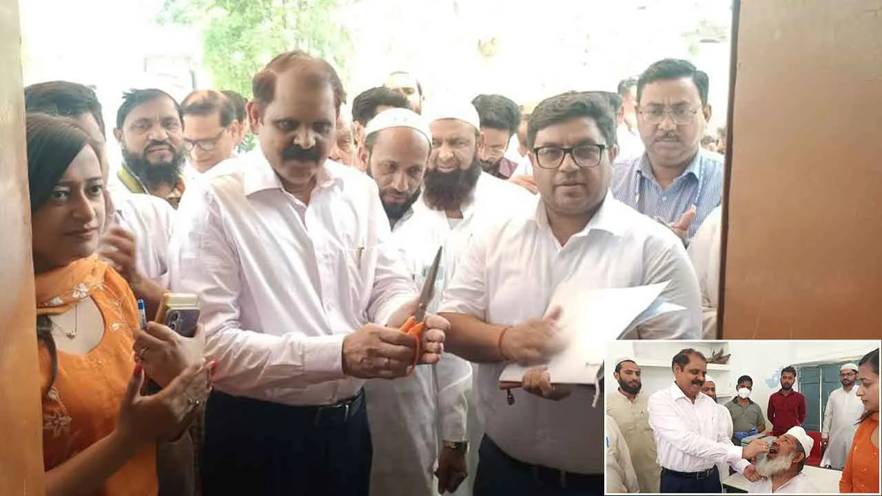 हज यात्रियों को प्रशिक्षण देकर किया टीकाकरण