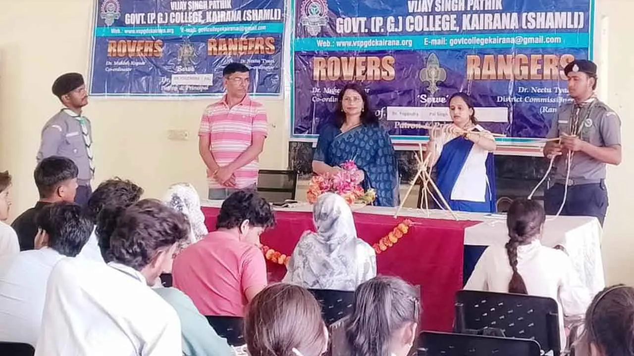 रोवर्स-रेंजर्स शिविर का दूसरा दिन: आपदा में करें अवसर की तलाश