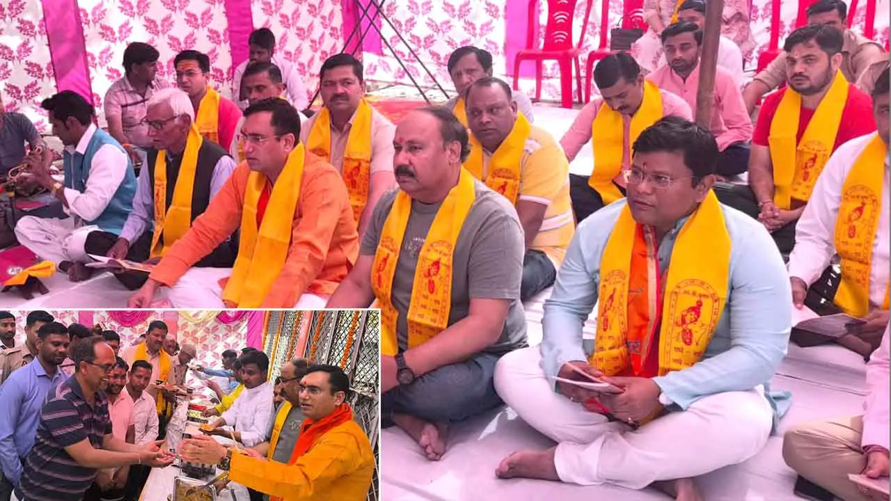 हनुमान जन्मोत्सव पर कराया सुंदरकांड पाठ का आयोजन