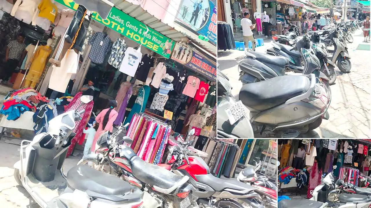 दुकानों के आगे अतिक्रमण, बीच सड़क पर वाहन, रास्ते ब्लाक, प्रशासन बेखबर
