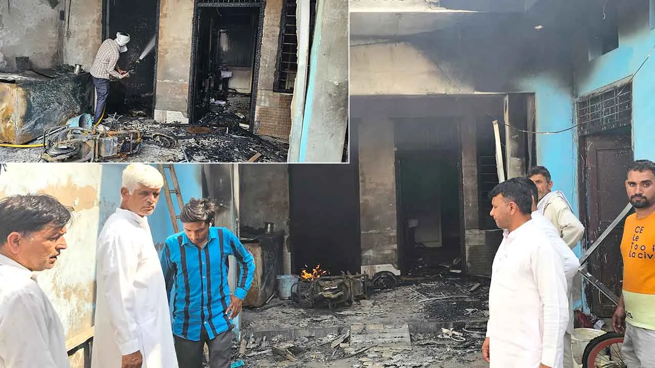 Kalayat: शॉर्ट सर्किट से मकान व दो दुकानों में आग लगने से 60-65 लाख का नुकसान