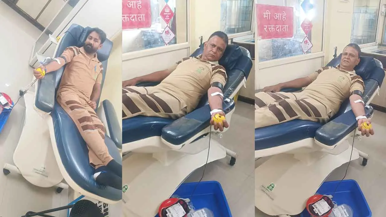 Maharashtra: महाराष्ट्र के डेरा श्रद्धालुओं ने किया रक्तदान