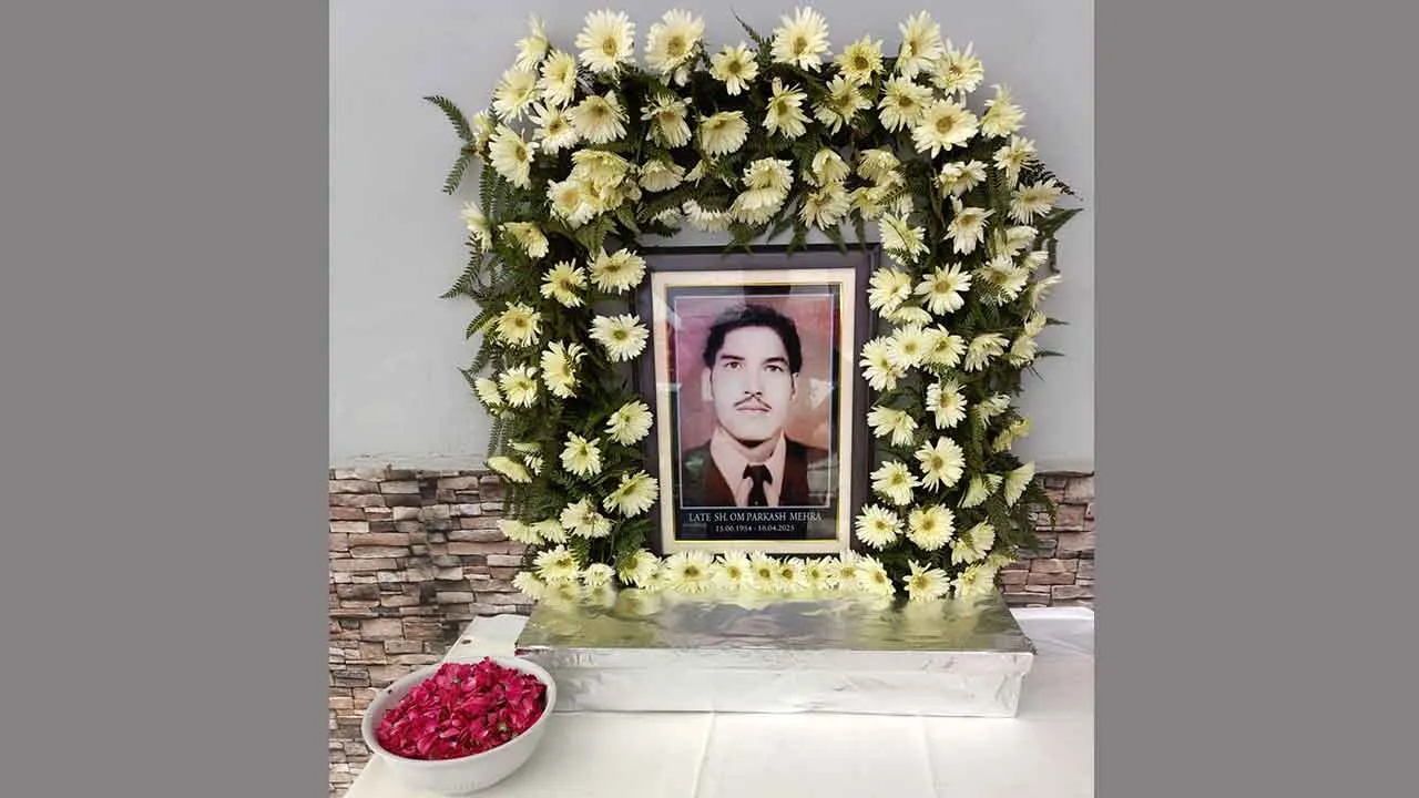 समाजसेवी ओमप्रकाश मेहरा को धार्मिक, सामाजिक, राजनीतिक क्षेत्र के लोगों ने दी श्रद्धांजलि