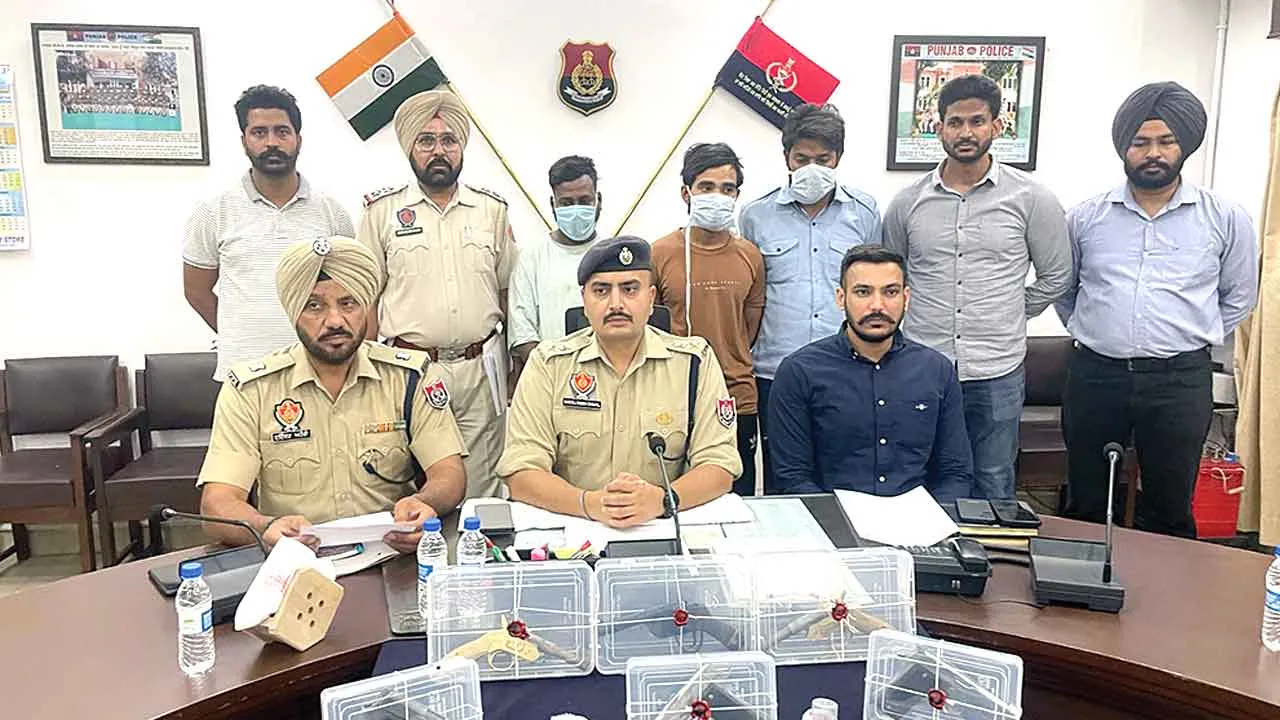 पंजाब में हथियार सप्लाई करने वाले अंतरराज्यीय गिरोह का पर्दाफाश
