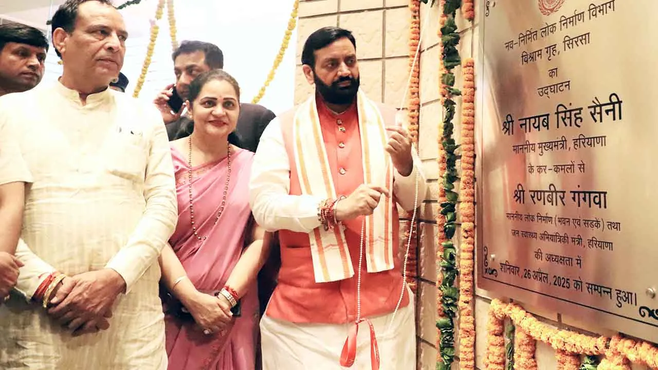 Sirsa: सीएम ने सरसा में 61.33 करोड़ के विकास कार्यों का किया लोकार्पण