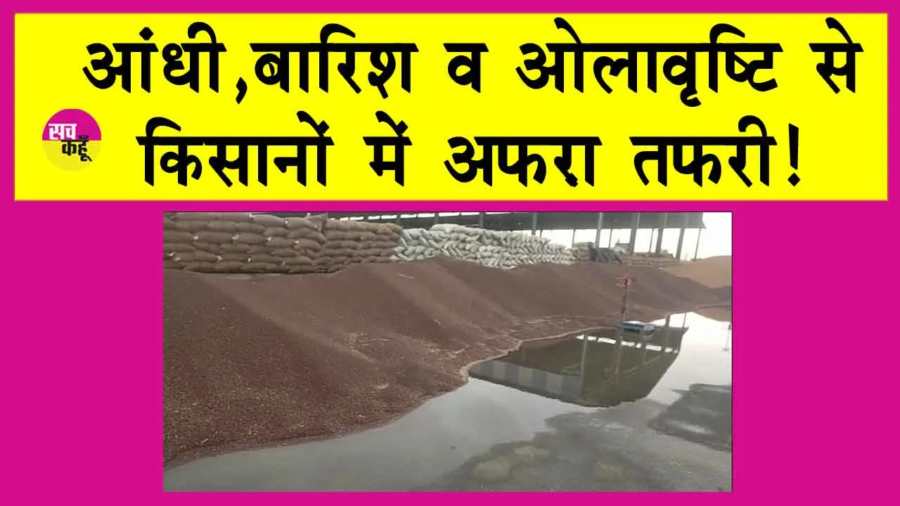 Sirsa Weather: बेमौसमी बारिश, ओलावृष्टि व आंधी से किसानों में हड़कंप!