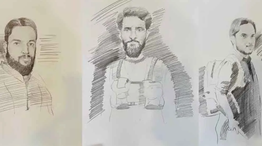 J&K Police Terrorists Sketches Releases: पहलगाम हमले के संदिग्धों के स्केच जारी, तलाश में जुटी पुलिस और सेना