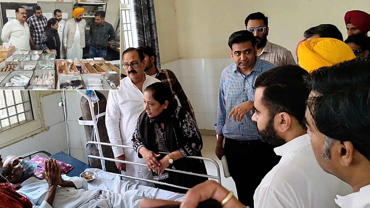 मुसीबत के समय में पंजाब की मान सरकार बनी लोगों की ढाल; तरुनप्रीत सिंह सौंद और डॉ. बलजीत कौर द्वारा फाजिल्का का दौरा