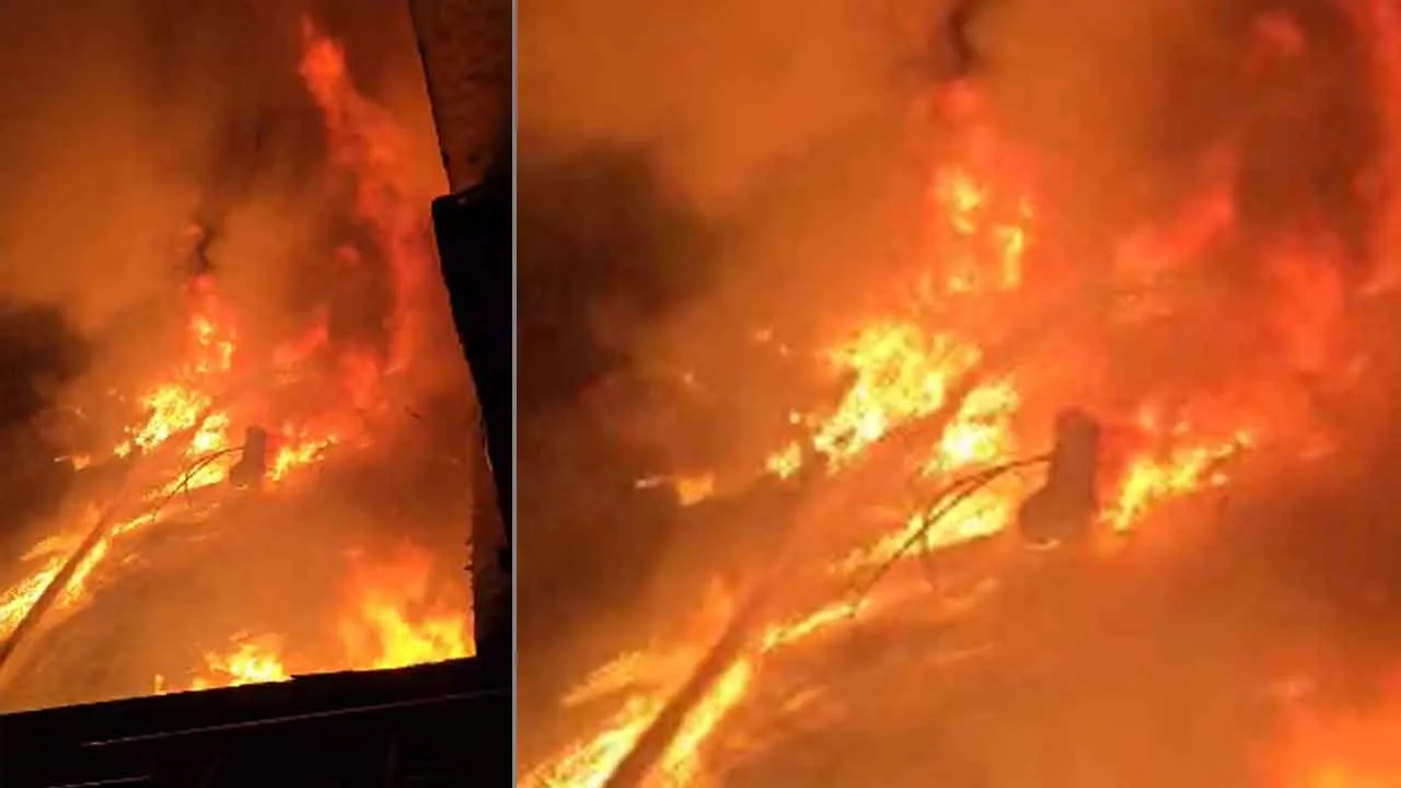 Gurugram Fire: गुरुग्राम में कबाड़ के गोदाम में लगी भीषण आग, पांच घंटे बुझाने में लगे