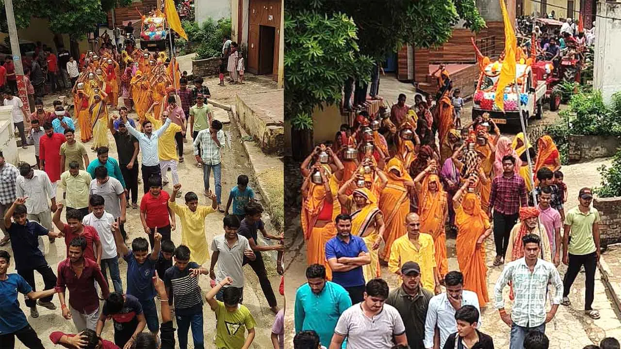 ऐरटी में भगवान परशुराम के जन्मोत्सव पर निकाली भव्य कलश यात्रा