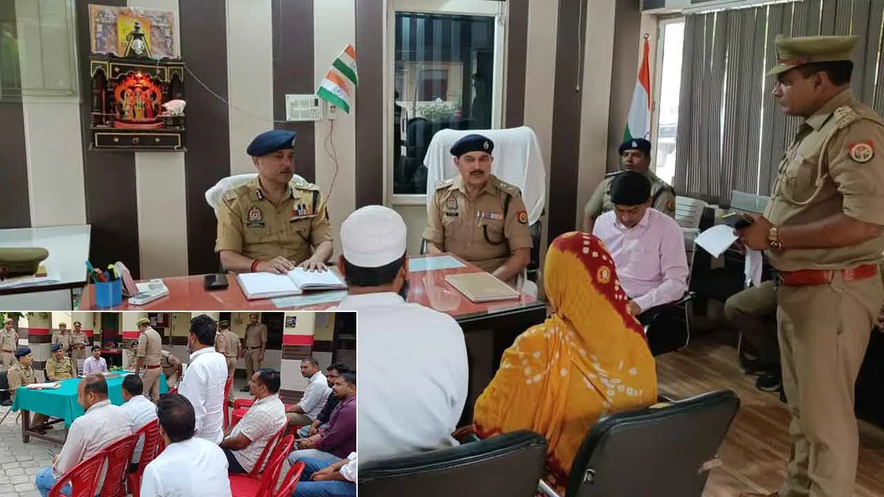 थाना समाधान दिवस में पहुंचे एडीजी मेरठ, सुनी जनसमस्याएं