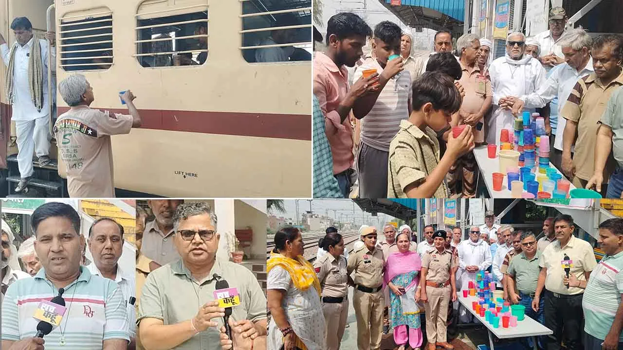 पिछले 13 सालो से कैथल के सेवादार बुझा रहे रेलवे यात्रियों की प्यास