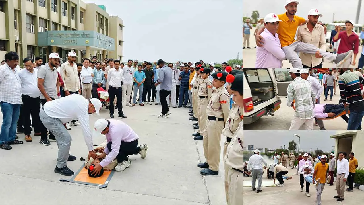 ऑपरेशन शील्ड के तहत कलायत व कांगथली में हुई मॉक ड्रिल:- डीसी प्रीति