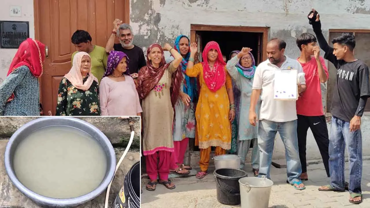 साहब! इतना गंदा पानी तो पशुओं के लिए भी नहीं रखते