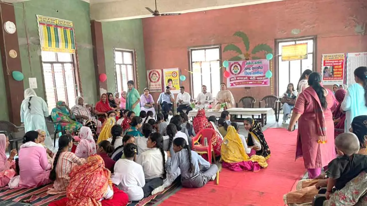 लिंगानुपात सुधार के लिए किडौली में चलाया जागरूकता कार्यक्रम अभियान