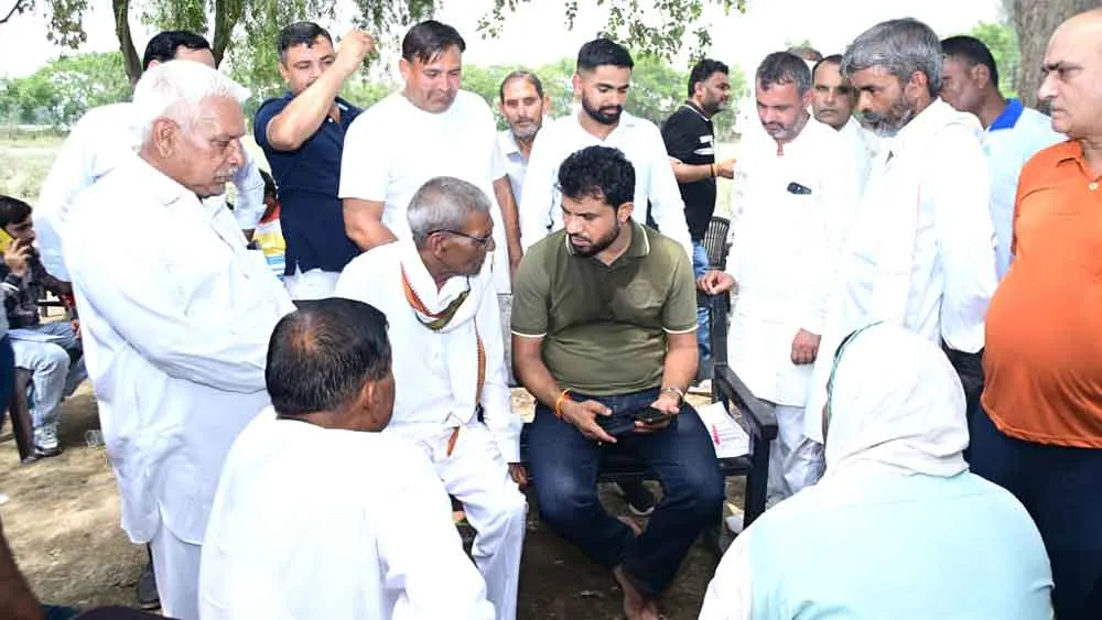 गन्नौर क्षेत्र के विकास और जनकल्याण के लिए उनका प्रयास लगातार जारी रहेगा: विधायक कादियान