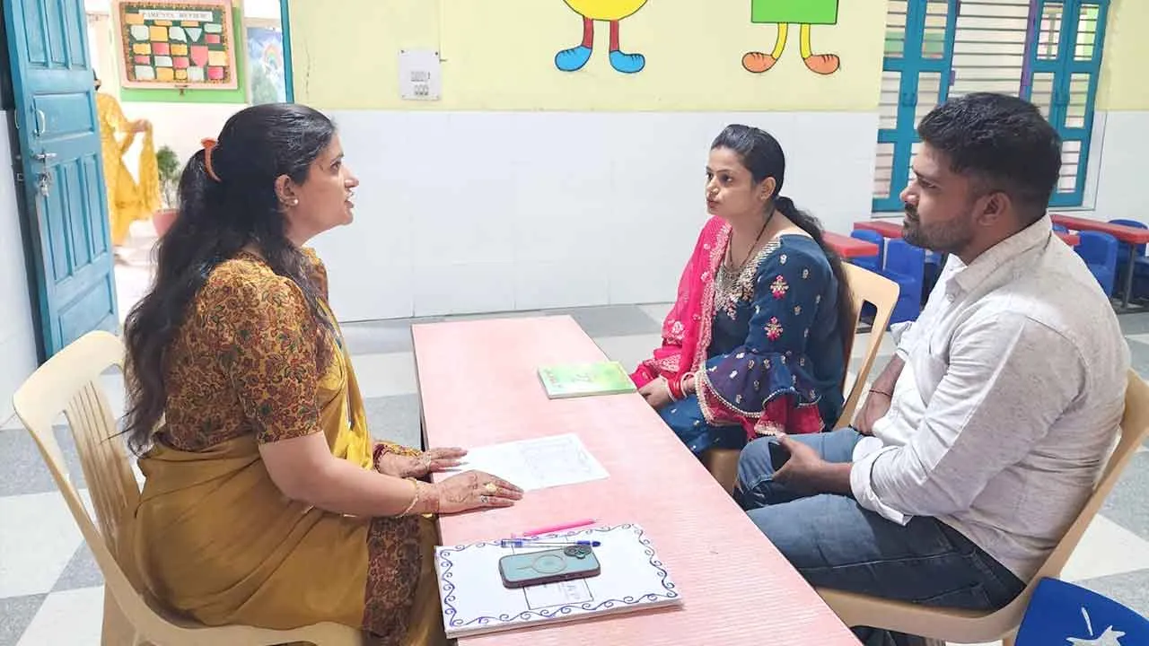 अभिभावक व अध्यापक मिलन समारोह का आयोजन