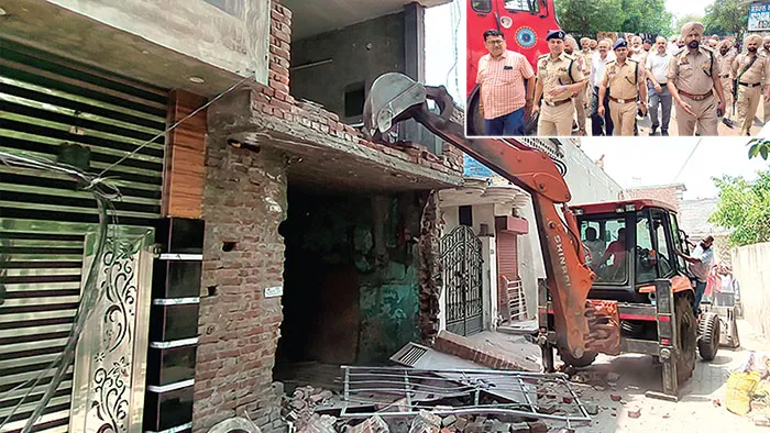 Bulldozer: लोहा नगरी में नशा तस्करों की जायदाद पर फिर चला प्रशासन का ‘पीला पंजा’
