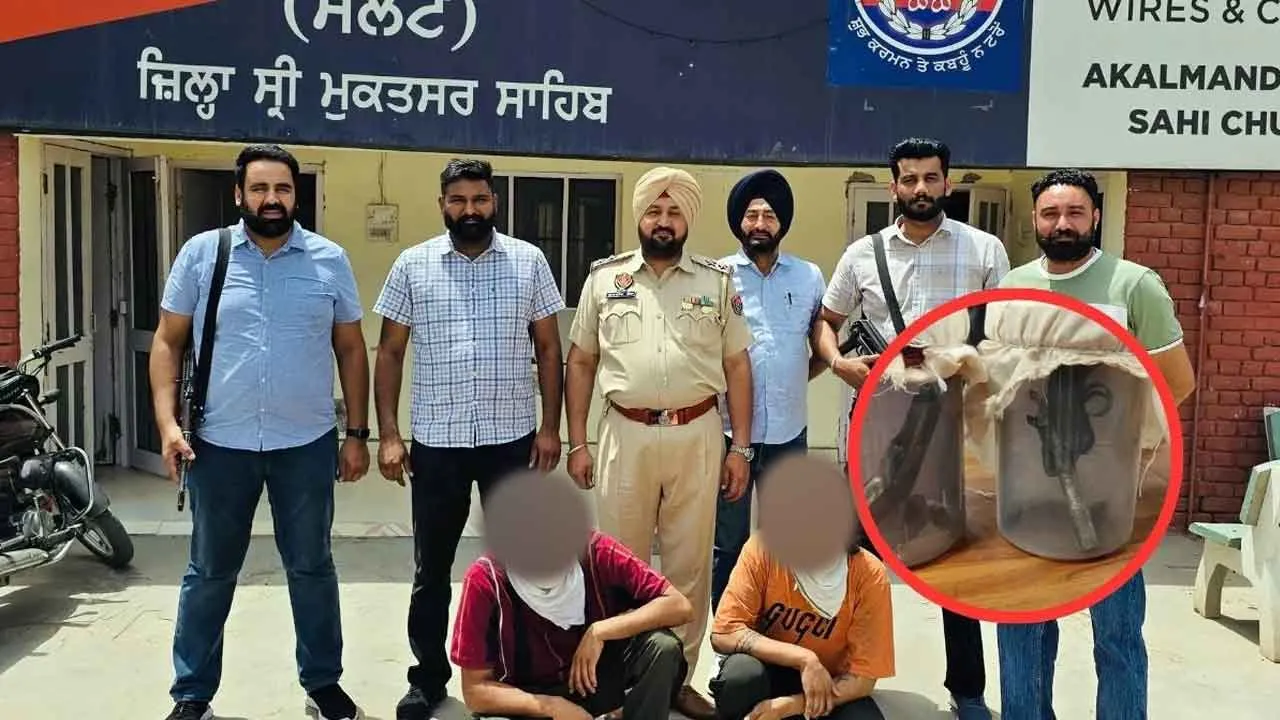 अवैध असले सहित 2 काबू, जिले में घटना को देना था अंजाम