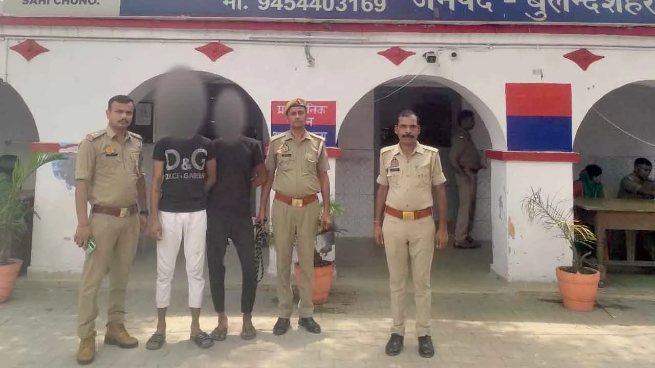स्याना में गैंगस्टर एक्ट के दो आरोपी गिरफ्तार
