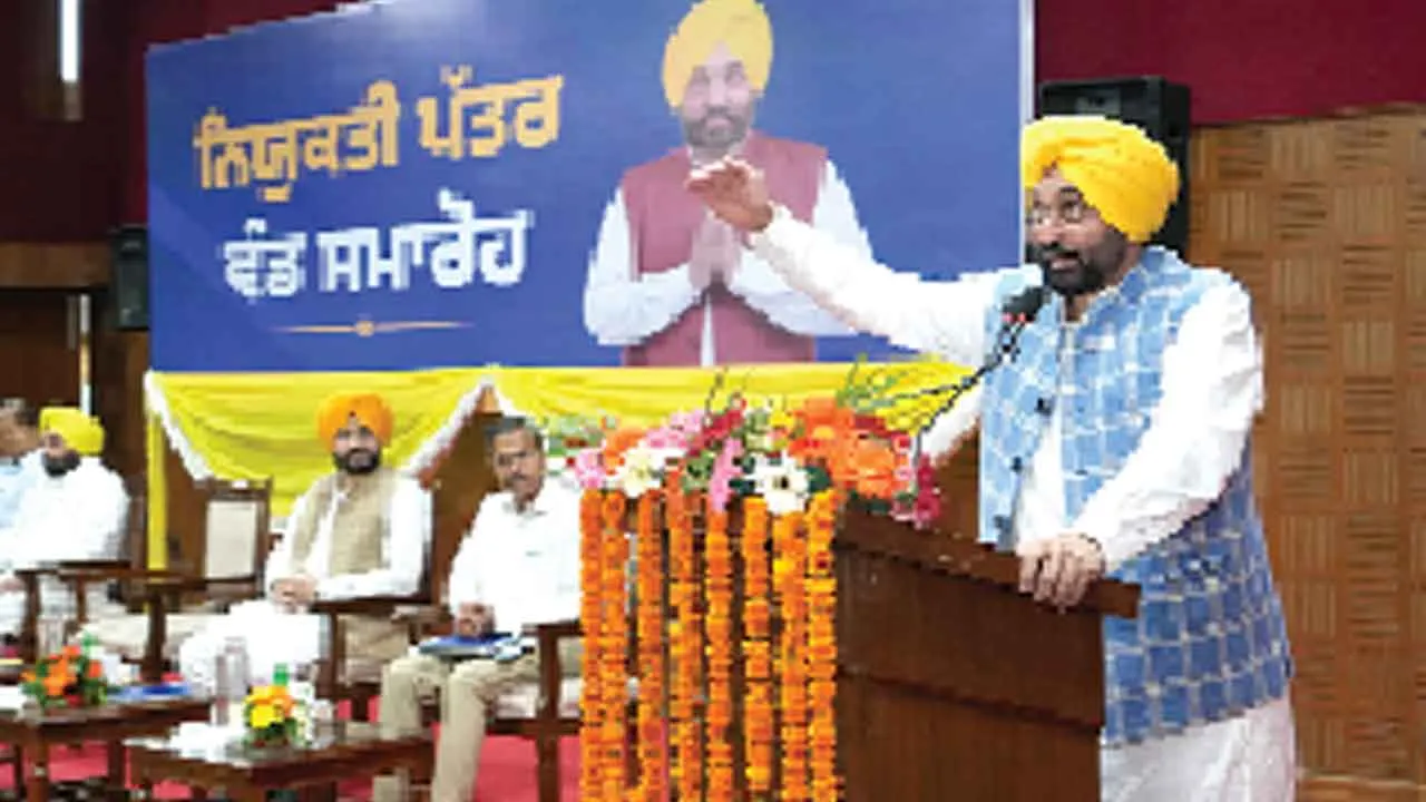 Punjab: 281 युवाओं को सौंपे नियुक्ति पत्र