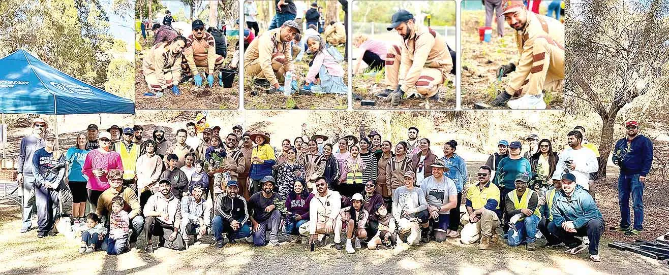 Australia: वातावरण को हरा-भरा रखने को एडिलेड की साध संगत ने दिखाया उत्साह