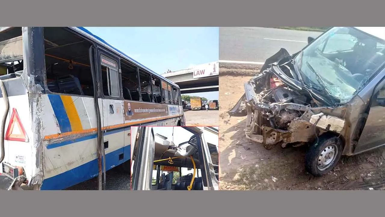 Gurugram Road Accident: गुरुग्राम में बस-कार की भिड़ंत में दिल्ली पुलिस के हेड कांस्टेबल की मौत